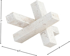 Stix - Travertine Decorative Object - Natural