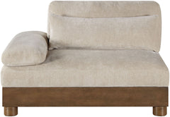 Turin - Fabric Upholstered Modular Arm Chair - Taupe