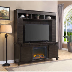 Apison - Entertainment Center Include 91617Fir) - Espresso