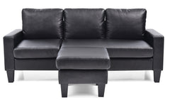 Jenna - Sofa Chaise - Black