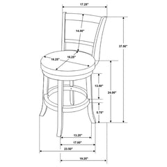 Broxton - Upholstered Swivel Stools (Set of 2)