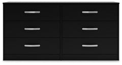 Finch - Six Drawer Dresser - Black