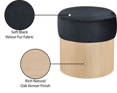 Nimes - Ottoman / Stool With Natural Base