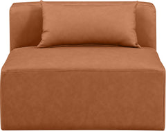 Cube - Armless Chair - Cognac