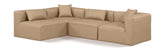 Cube - 4 Piece Modular Corner Sectional - Tan