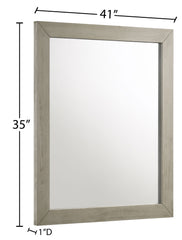 Weston - Mirror - Gray Stone