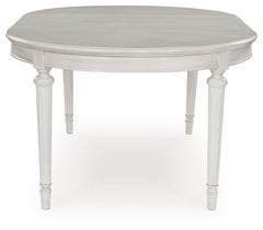 Montelaine - Oval Dining Room Extension Table - Antique White