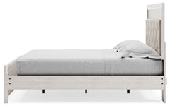 Altyra - Queen Panel Bed With Roll Slats - White