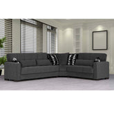 Ottomanson Armada - Upholstered Convertible Sectional With Storage - Chenille