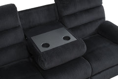 Lucie - Reclining Sofa - Black