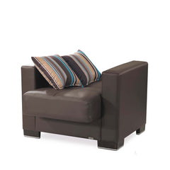 Ottomanson Armada - Upholstered Convertible Armchair With Storage - PU