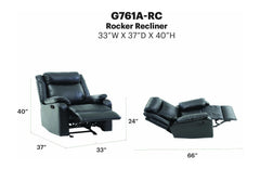 Glory Furniture - Ward - Rocker Recliner