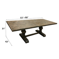 Landon - Dining Table With Leaf - Salvage Brown
