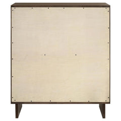 Glenwood - 4-Drawer Chest Of Drawers - Warm Brown