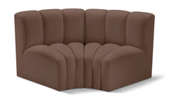 Arc - Faux Leather 2 Piece Modular Sofa