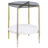 Jonelle - Round Glass Top Table