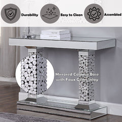 Kachina - Console Table - Mirrored & Faux Gems
