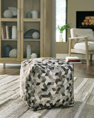 Albermarle - Pouf - Gray / Brown