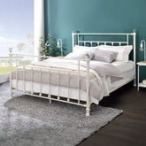 Comet - Cama matrimonial - Blanco