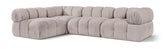 Orin - Fabric Velvet 4 Piece Modular Sectional