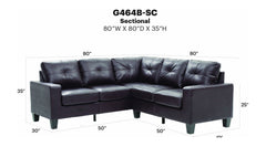 Newbury - Sectional - Dark Brown