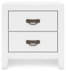 Binterglen - Two Drawer Night Stand - White