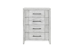 Elsie - 5 Piece King Bedroom Set - Light Gray