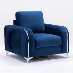 Wenona - Chair - Blue Velvet