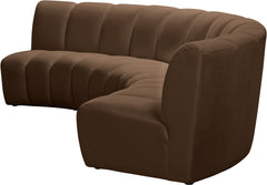 Infinity - 3 Piece Modular Sectional - Brown