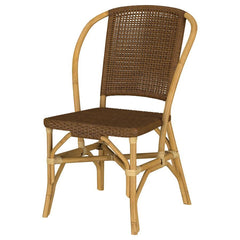 Lexley - Woven Rattan Dining Side Chair (Set of 2) - Brown