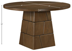 Tavio - 48" Oak Veneer And Solid Wood Dining Table