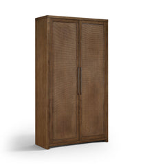 Vana - Solid Wood, Oak Veneer And Stainless Steel Storage Cabinet
