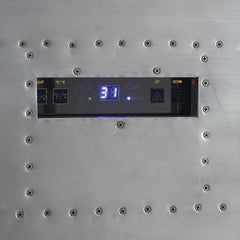 Brancaster - Wine Cooler - Retro Brown Top Grain Leather & Aluminum