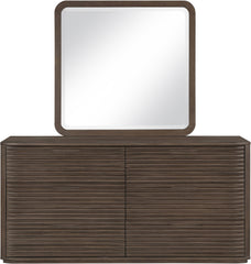 Morino - Oak Veneer And Solid Wood Dresser - Brown