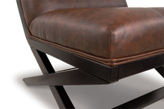 Sidewinder - Sillón decorativo - Marrón