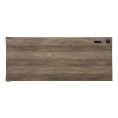 Zakwani - 48" Writing Desk With USB - Rustic Oak & Black