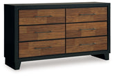 Kraeburn - Dresser - Brown / Black