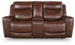 Next Move - Power Reclining Loveseat With Console / Adjustable Headrest