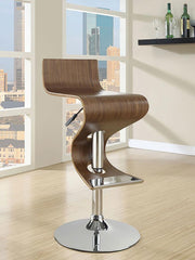 Covina Brown Adjustable Bar Stool - MyWaynesHome #