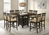 Gabriel Brown 9 Pc Counter Height Dining Set - MyWaynesHome #
