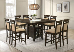 Gabriel Brown 9 Pc Counter Height Dining Set - MyWaynesHome #