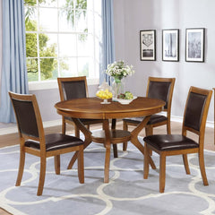 Nelms Brown Dining Table - MyWaynesHome #
