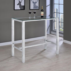 Tolbert Clear Bar Table - MyWaynesHome #