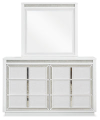 Chalanna - Dresser And Mirror - White