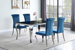 Carone Blue 5 Pc Dining Set - MyWaynesHome #