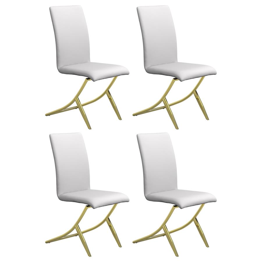 Carmelia White Side Chair - MyWaynesHome #