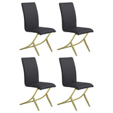 Carmelia Black Side Chair - MyWaynesHome #