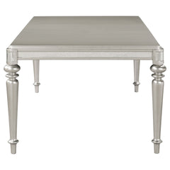 Bling Game 7-piece Rectangular Dining Set Metallic Platinum - MyWaynesHome #