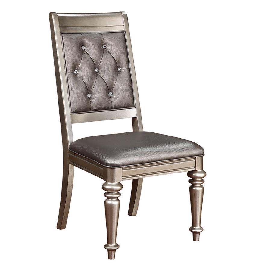 Bling Game Silver Side Chair - MyWaynesHome #