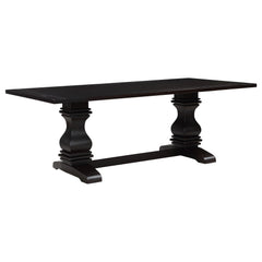 Parkins 7-piece Rectangular Dining Table Set Rustic Espresso - MyWaynesHome #